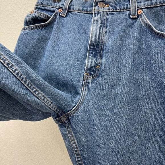 VTG Levis 951 Relaxed Fit Tapered Leg Cotton Denim Blue Jeans Women 12 USA Made - Picture 4 of 7